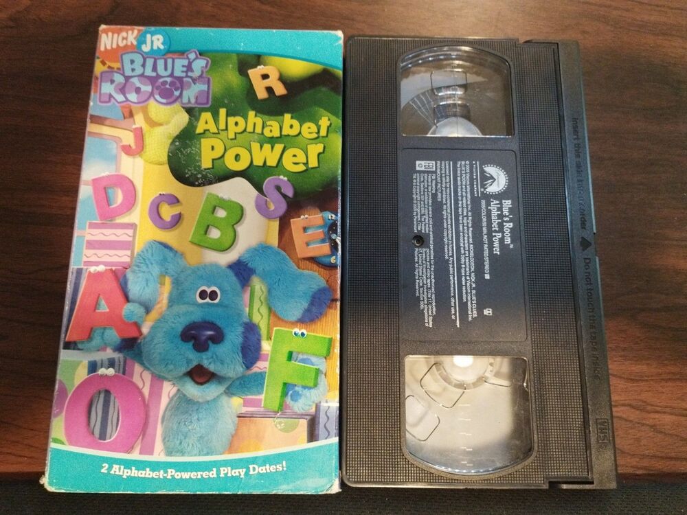 Blue's Clues Blue’s Room Alphabet Power VHS 2005 Nick Jr Video Tape